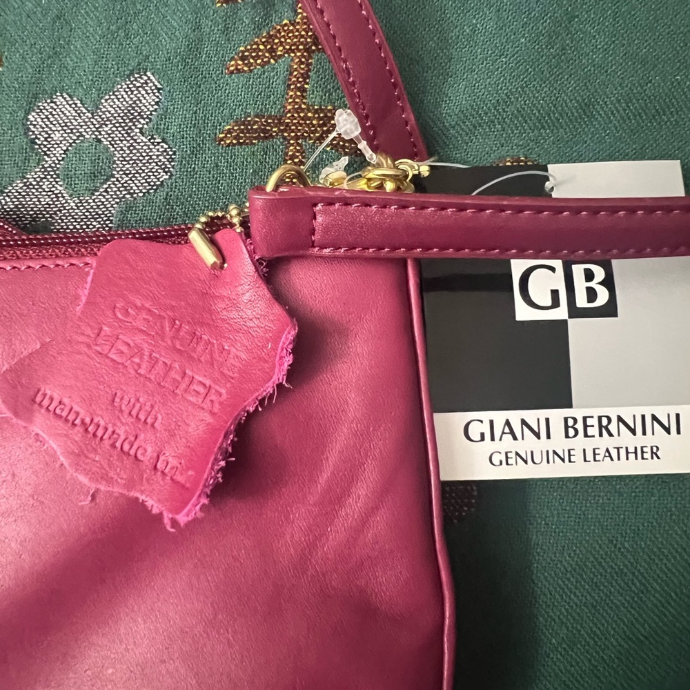 Giani Bernini Pink Leather Shoulder Bag